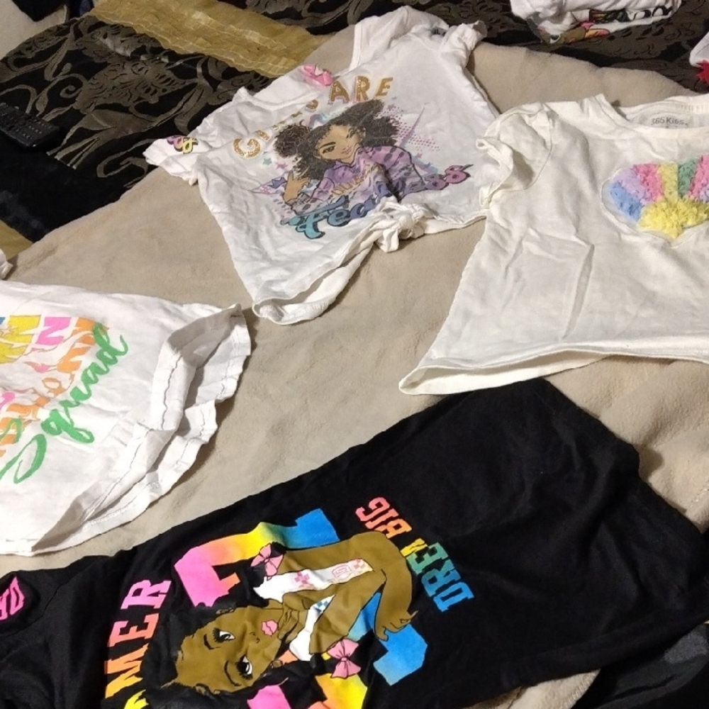 Kids Graphic T-Shirt Set - Multicolor